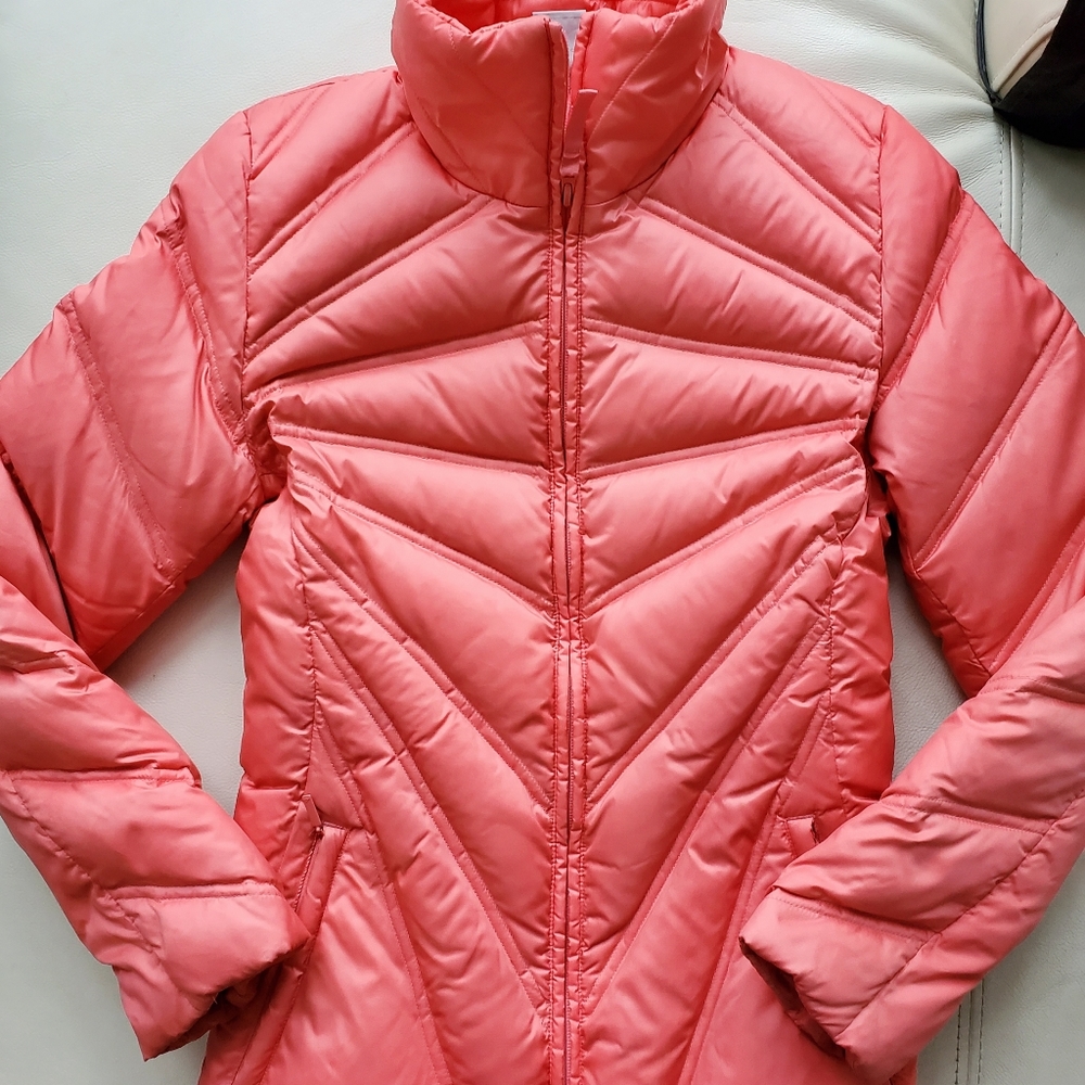 Adidas puffy (down and feathers) coral coat